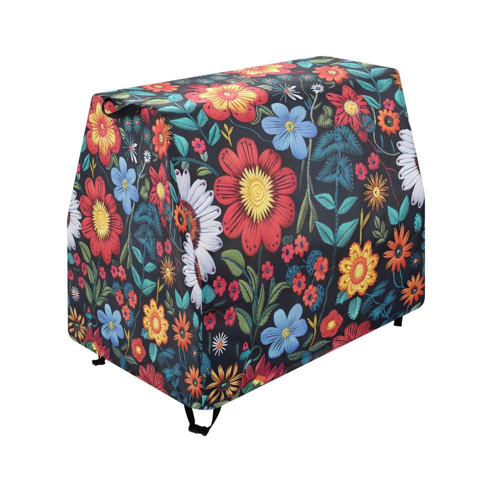 Wajiw Floral Water Table Cover for Step2 Rain Showers Splash Pond Water Table Waterproof Anti-UV Dust Proof Outdoor Toys Cover-Cover only