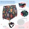 Wajiw Floral Water Table Cover for Step2 Rain Showers Splash Pond Water Table Waterproof Anti-UV Dust Proof Outdoor Toys Cover-Cover only view 4