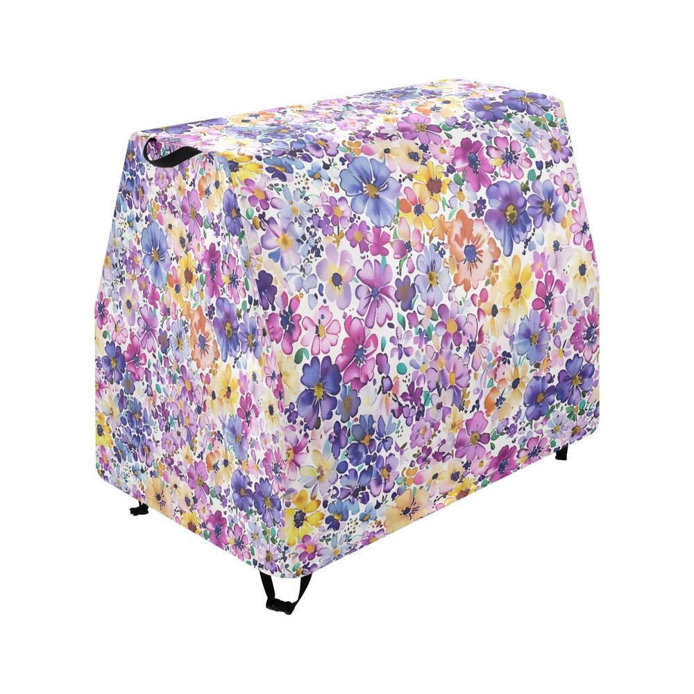 Wajiw Floral Water Table Cover for Step2 Rain Showers Splash Pond Water Table Waterproof Anti-UV Dust Proof Outdoor Toys Cover-Cover only