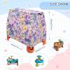 Wajiw Floral Water Table Cover for Step2 Rain Showers Splash Pond Water Table Waterproof Anti-UV Dust Proof Outdoor Toys Cover-Cover only view 3