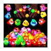 Mikulala 24 Pack LED Light up Animal Rings, Christmas Party Favors for Kids 4-8 8-12 Glow in Dark Goodie Bag Stuffers Treasure Box Toys Carnival Classroom Prizes Birthday Return Gifts for Boys Girls view 1