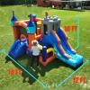 16FT Commercial Bounce House with Blower, 100% PVC Inflatable Jumper Bounce House with 2 Slides, Ball Pit, Tunnels, Climbing, 6 in 1 Bounce House Obstacle Course 16x12x10ft view 2