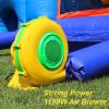 16FT Commercial Bounce House with Blower, 100% PVC Inflatable Jumper Bounce House with 2 Slides, Ball Pit, Tunnels, Climbing, 6 in 1 Bounce House Obstacle Course 16x12x10ft view 4