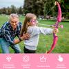 VGOFUN Kids Bow and Arrow Set: LED Light Up Archery Toy with Princess Cape and Headband, 10 Suction Cup Arrows, Outdoor Toys Gifts for 3-8 Year Old Girls (Archery Set with Butterfly Mask) view 2