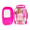 Bayer Design 92805AA Doll with Trolley and Accessories, Play Set, Dolls Accessories, Close and Pull Case view 2