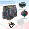 Wajiw Geometric Water Table Cover for Step2 Rain Showers Splash Pond Water Table Waterproof Anti-UV Dust Proof Outdoor Toys Cover-Cover only view 4
