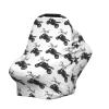Personalized Baby Car Seat Cover for Boys Girls, Custom Motorcycle Nursing Covers for Breastfeeding with Name, Infant Stroller Cover, Baby Carseat Canopy for Newborn, Multiuse Car Seat Canopies view 1