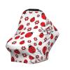Personalized Baby Car Seat Cover for Boys Girls, Custom Lady Bug Nursing Covers for Breastfeeding with Name, Infant Stroller Cover, Baby Carseat Canopy for Newborn, Multiuse Car Seat Canopies view 1