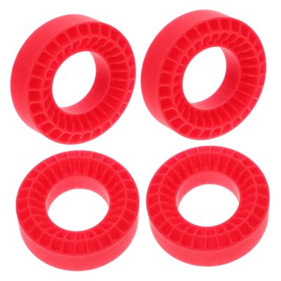 BCOATH 4pcs Rc Tire Inserts for 1/18 1/ Rc Crawler Scx24 Fcx24 Ax24 Silicone Rubber Tire Filler Easy Installation Enhanced Grip Traction