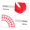 BCOATH 4pcs Rc Tire Inserts for 1/18 1/ Rc Crawler Scx24 Fcx24 Ax24 Silicone Rubber Tire Filler Easy Installation Enhanced Grip Traction view 3