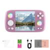 HANHIBR RG Cube Handheld Game Console 3.95 Inch Screen IPS Screen 64G TF Card with 4720 Games Classic Emulator Retro Video Handheld Games Consoles Preinstalled Video Games (Radiant Purple) view 1