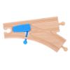 BCOATH Wooden Track Change Toy - Blue Train Track Accessories for Improved Motor Skills and Parent-Child Interaction 6.85 X 3.66 X 0.47 Inches view 1
