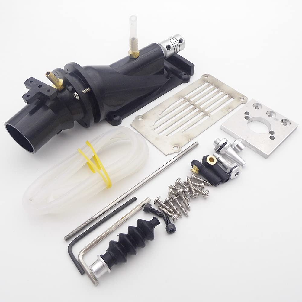 RC Boat 26mm Propeller Water Thruster Jet Pump Injector Jet Drive Turbo for RC Jet Boat Motor Boat Upgrade Parts(for 3.175mm Shaft)
