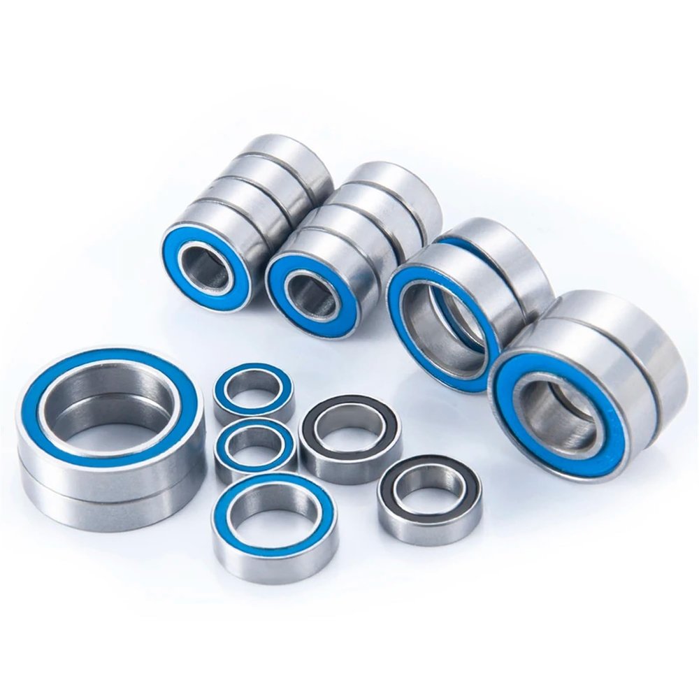 cvking RC Car Bearings Compatible with 4-Tec 2.0 for 83024-4 83076-4 83056-4 83044-4 1/10 RC Crawler Car RC Car Upgrade Accessories 19Pcs Ball Bearing Kit