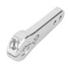 plplaaoo RC Half Arm Horn,44mm 15T Servo Horn,High Strength Aluminum Alloy RC Steering Servo Half Arm Horn,Easy Installation RC Steering Servo Arm Horn for HSP 1/5 Truck (Silver) view 2