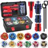 X Battling Top Gyro Toy Set, 12 Spinning Tops, 3 Launchers with Storage Box, Turbo Set Metal Fusion Game,Birthday Gift for Kids Children Boys Ages 6+ view 1