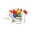 VICASKY 2sets Girl Hammer Peg Toy Boys and Girls Sensory Pounding Toys for Cognitive Development view 3