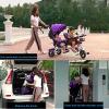 JIYIAN Gray,Style 2, Children Tricycles Infant 3 Wheels,360 Two-Way Rotating Seat Baby Trike with Push Handle Parent-Child Interaction and Smooth Travel Tandem Tricycle view 2
