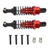 2PCS 1/18 RC Shock Damper,Red Metal Shock Struts Damper,RC Accessories Upgraded Spare Parts,RC Absorber Damper for 1:18 RC Model Car Spare Parts Accessory view 1