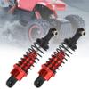 2PCS 1/18 RC Shock Damper,Red Metal Shock Struts Damper,RC Accessories Upgraded Spare Parts,RC Absorber Damper for 1:18 RC Model Car Spare Parts Accessory view 2