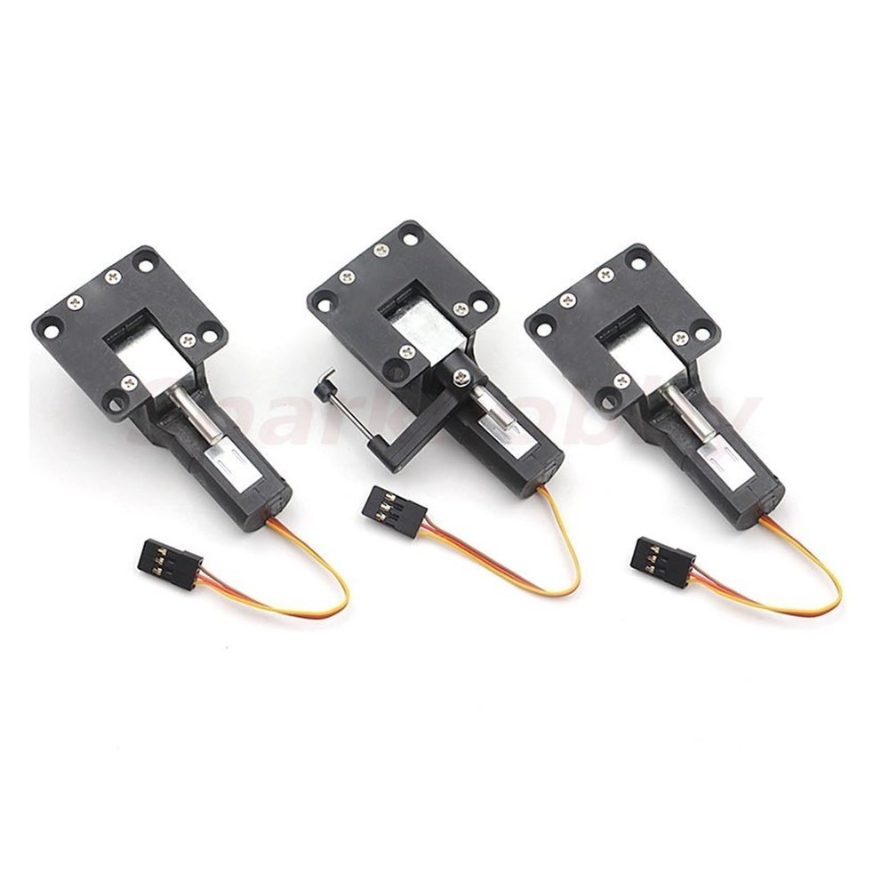 CRUMPS 3.5KG 40g Servoless Electric Retractable Landing Gear with Steering with JR Plug for RC Fixed-Wing Airplane DIY Parts