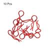 MECCANIXITY 10pcs 30-Degree Angle RC Body Clips Bent Springy Fit 1.2mm Rod (Red) view 3