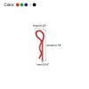 MECCANIXITY 50pcs 30-Degree Angle RC Body Clips Bent Springy R Pins 20x1.0x6mm for All 1/8 1/10 1/12 Scale Model RC Car Crawler Replacement(Multicolor) view 2