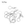 MECCANIXITY 10pcs 30-Degree Angle RC Body Clips Bent Springy R Pins 25x1.4x10mm for All 1/8 1/10 Scale Model RC Car Crawler Truck Shell Replacement(Silver) view 3
