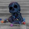 Skull Dice Tower by TechConnext - Enhanced Randomization & Striking Decor for D&D and Tabletop Games (Red/Black) view 2
