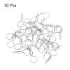 MECCANIXITY 30pcs 30-Degree Angle RC Body Clips Bent Springy R Pins 25x1.4x10mm for All 1/8 1/10 Scale Model RC Car Crawler Truck Shell Replacement(Silver) view 3