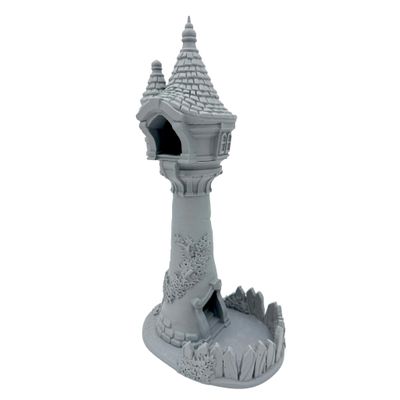 Asemly Rapunzel Dice Tower - Tabletop Wargaming Minis - Dungeon Accessories - RPG Fantasy Dragon Game Models - Figures for Battle Grid Mats