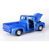 1956 F-100 Pickup Truck Blue Metallic American Classics Series 1/24 Diecast Model Car by Motormax 73235AC-BL view 3