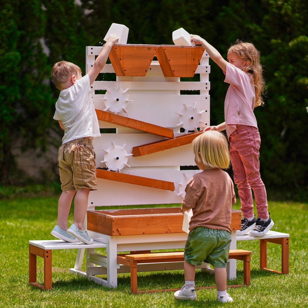 Avenlur Wooden Water Table for Kids 3 and Up - Large Water Play Table for Indoor/Outdoor Fun