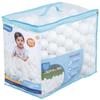 Bestway Plastic White Play Balls 250ct | Great for Indoor and Outdoor Playpens, Ball Pits, Bouncers, Kiddie Pools view 1