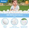 Bestway Plastic White Play Balls 250ct | Great for Indoor and Outdoor Playpens, Ball Pits, Bouncers, Kiddie Pools view 2