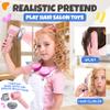 Toy Choi's Hair Salon Toys for Girls - Pretend Play Kids Hairdryer, Scissor, Combs Hair Salon Playset with Gift Box - Fake Makeup Party Favor Beauty Playset view 2