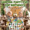 48PCS Camping Party Favors Decorations, Temporary Tattoos & Slap Bracelets view 2