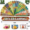 48PCS Camping Party Favors Decorations, Temporary Tattoos & Slap Bracelets view 3