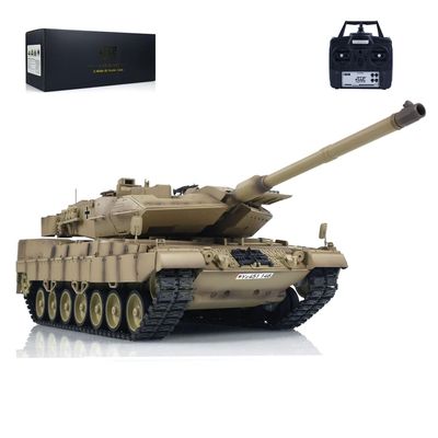 wheelfun US in Stock, TD 1/16 RC Infrared Battle Tank German Leopard2A7 Electric Military Tank Remote Control Infrared Battle System Smoke Unit