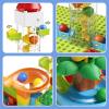 Marble Run Toy Motorized Elevator Marble Maze Kit with Perpetual Motion Machine, Building Block Educational Construction Game Playset STEM Learning Hand Eye Coordination Training Unlimited DIY view 3