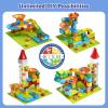 Marble Run Toy Motorized Elevator Marble Maze Kit with Perpetual Motion Machine, Building Block Educational Construction Game Playset STEM Learning Hand Eye Coordination Training Unlimited DIY view 4