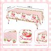 DELICAT 143 PCS Strawberry Party Decorations, Strawberry Birthday Supplies with Paper Plates Napkins Cups Disposable Tablecloth Sweet One Decor Tableware Set for Berry First Party Girl 20 Guests view 3