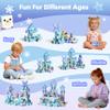 GobiDex 100PCS Magnetic Blocks Magnet Building Toys, Princess Castle Toys for Girls, Upgraded STEM Sensory Birthday Gift for Kids Age 3+ Years Old view 3