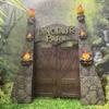 EKU EASYKU Large Realistic Dinosaur Park Gate Jurassic Dinosaur Toys for Kids 3-5 5-7 Dino Toys Velociraptor Play Set for Kids Toddler Boys Girls view 3