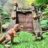 EKU EASYKU Large Realistic Dinosaur Park Gate Jurassic Dinosaur Toys for Kids 3-5 5-7 Dino Toys Velociraptor Play Set for Kids Toddler Boys Girls view 4