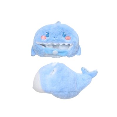 CALEMBOU Plush Doll Clothes, Cute Cartoon Animal Series Plush Doll Clothes Suit for 17cm Plush Doll, Kawaii Doll Clothes for Birthday Gifts (Blue Shark)
