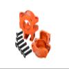 Aluminum 7075 Alloy Rear Axle Hub for Traxxas 1:7 Unlimited Desert Racer UDR 4X4 85076-4 / Unlimited Desert Racer UDR 6S 85086-4 Upgrade Parts - Orange view 1