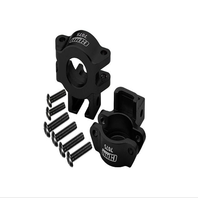 Aluminum 7075 Alloy Rear Axle Hub for Traxxas 1:7 Unlimited Desert Racer UDR 4X4 85076-4 / Unlimited Desert Racer UDR 6S 85086-4 Upgrade Parts - Black