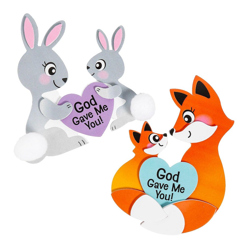 Fun Express Religious Mothers Day Magnet Craft Kit - 12 Pc