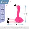 Hopearl Talking Flamingo Repeats What You Say Twisting Electric Interactive Animated Toy Speaking Plush Buddy Gifts for Toddlers Birthday Festival Holiday, Pink,13'' view 2